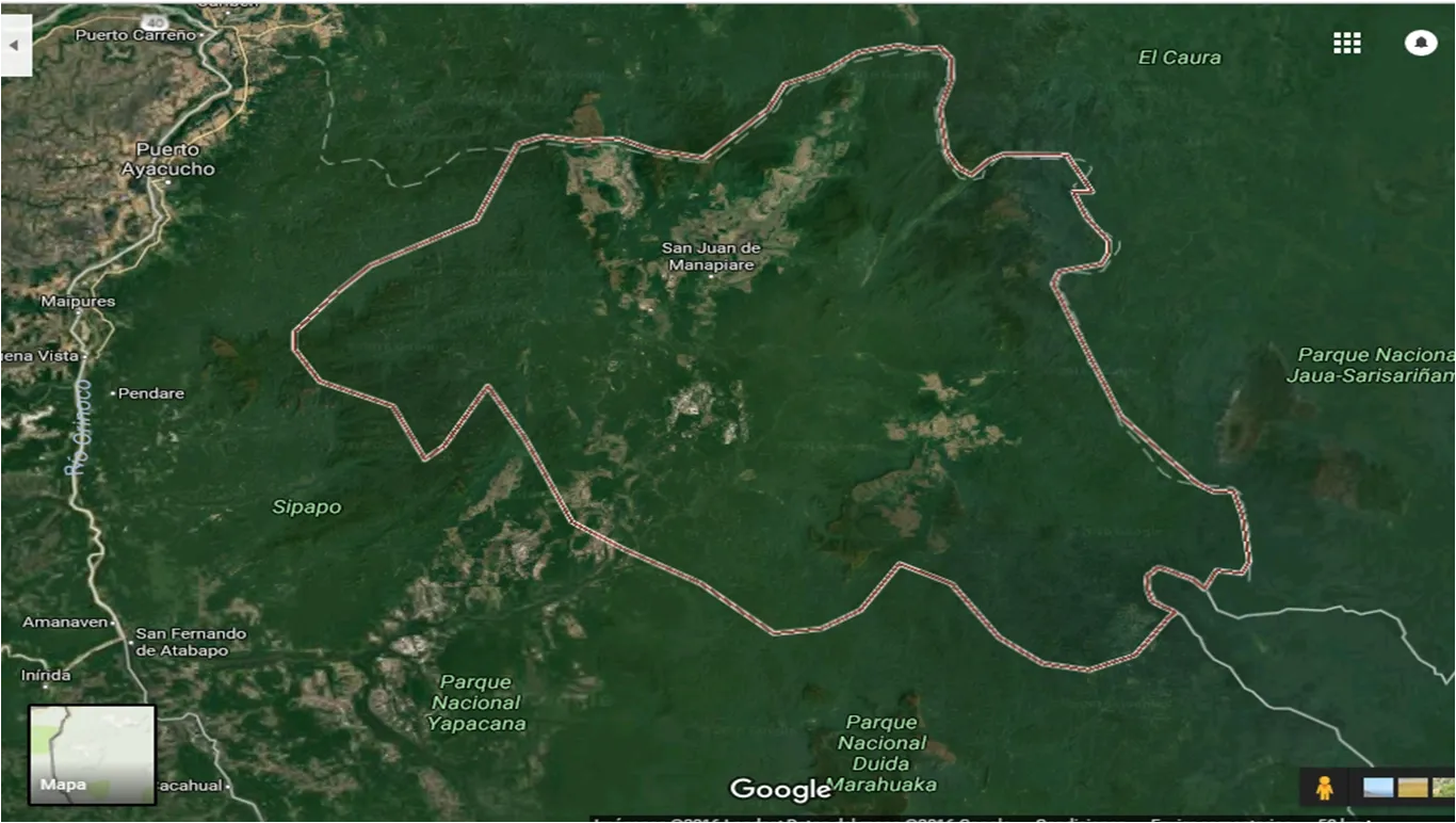 mapa de Chuao